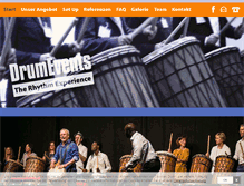 Tablet Screenshot of drumevents.de