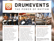 Tablet Screenshot of drumevents.ch